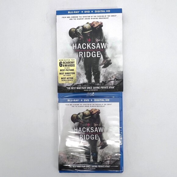 Hacksaw Ridge Blu-Ray DVD Digital HD Combo Pack WWII History Andrew Garfield NEW - Picture 3 of 9